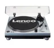 Lenco L-3809ME Manualny Napęd bezpośredni Przedwzmacniacz Srebrny