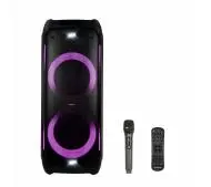 Manta ATHOS SPK1001B300 90W Bluetooth Radio FM Mikrofon Karaoke Czarny