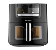 Raven Frytkownica niskotłuszczowa EFN011 z funkcją mgiełki wodnej i olejowej 1800W 7l...