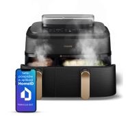 Philips Ovi Dual Basket NA552/00 2750W 9l Aplikcja mobilna Gotowanie na parze