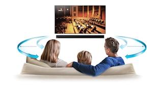 Rozkoszuj się doskonałym, mocnym dźwiękiem swoich ulubionych filmów i programów