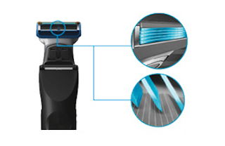 Ogól się dokładnie dzięki zintegrowanym ostrzom Gillette Fusion