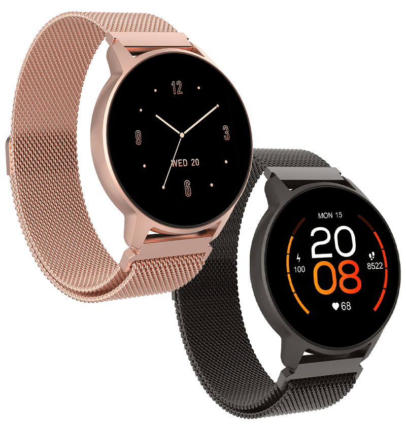 Smartwatch Forever Forevive Slim Sb Czarny Opinie Cena Rtv