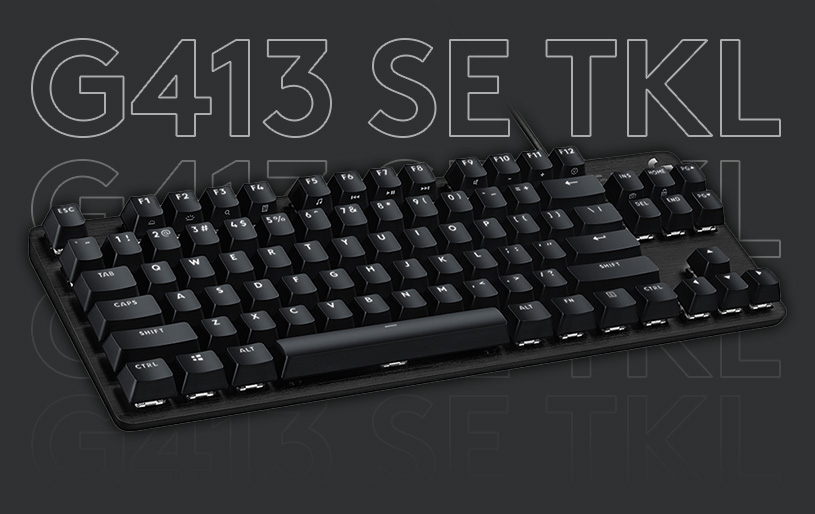 Klawiatura Logitech G413 TKL SE Czarny Opinie Cena