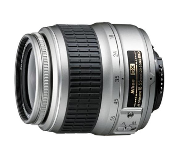 Attend exaggeration Refund Nikon AF-S DX 18-55mm f/3,5-5,6 G ED II Zoom-Nikkor (srebrny) w Sklepie RTV  EURO AGD