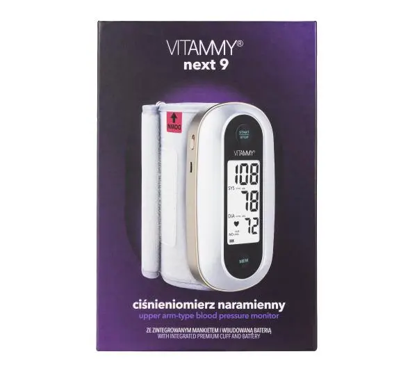 Vitammy Next 9 Wykrywanie arytmii
