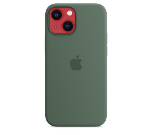 etui dedykowane Apple Silicone Case MagSafe do iPhone 13 mini (zielony)