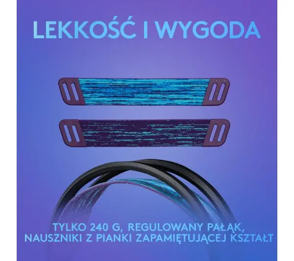 Logitech G335 Nauszne Czarny