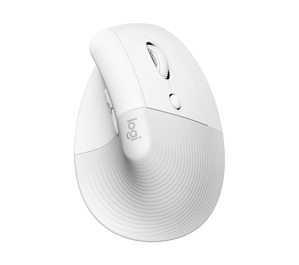 Logitech Lift Dla praworęcznych Biały