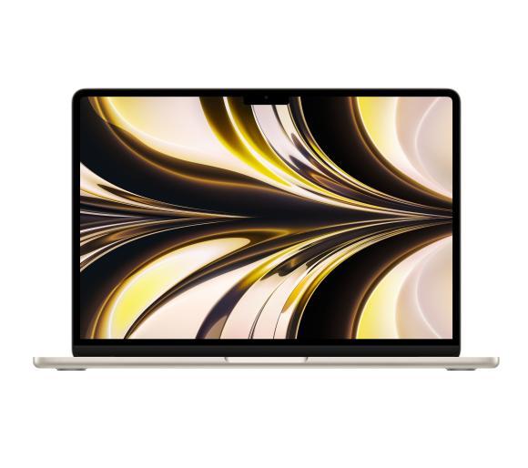 laptop Apple MacBook Air M2 13,6" Apple M2 - 8GB RAM - 256GB Dysk - macOS (księżycowa poświata)