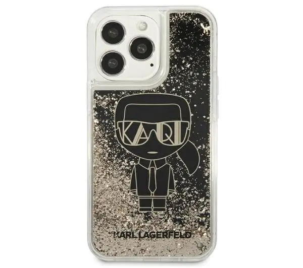 Karl Lagerfeld Liquid Glitter Gatsby KLHCP13LLGGKBK do iPhone 13 Pro /13