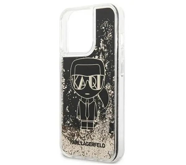 Karl Lagerfeld Liquid Glitter Gatsby KLHCP13LLGGKBK do iPhone 13 Pro /13