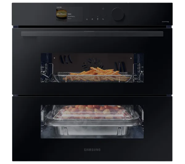 Piekarniki do zabudowy - Samsung NV7B6785KAK Dual Cook Termoobieg AirFry Zdalne sterowanie Czarny