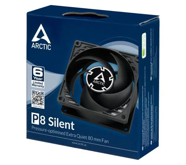 Arctic P8 Silent 80mm Czarny