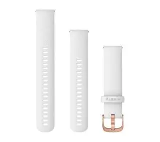 Garmin Quick Release silikon 20 mm Biały-różowy