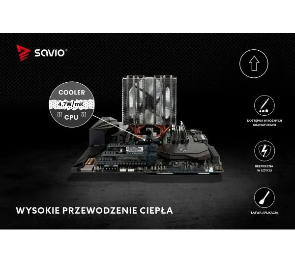 Savio Glacier TG-01 4.7 W/mK 10g