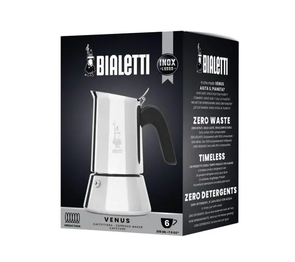 Bialetti New Venus 6tz 295ml Srebrny