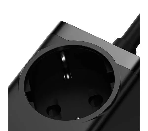Baseus GaN3 Pro PowerStrip 2xUSB-A + 2xUSB-C + AC 100W Czarny - ⚡ BESTSELLERY ⚡