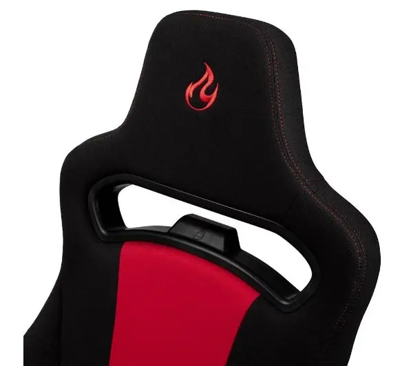 Nitro Concepts E250 Inferno Red Biurowy  do 120kg Tkanina Czarno-czerwony - Kup na Raty - RRSO 0%
