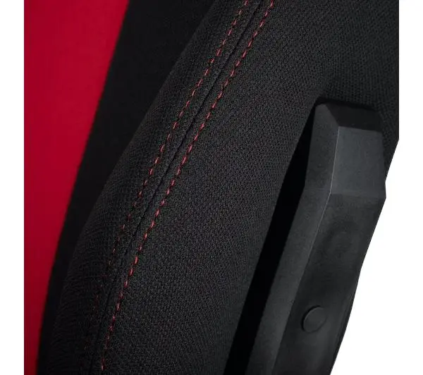 Nitro Concepts E250 Inferno Red Biurowy  do 120kg Tkanina Czarno-czerwony - Kup na Raty - RRSO 0%