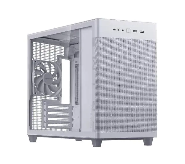 ASUS Prime AP201 Tempered Glass  Biały