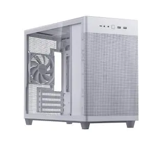 ASUS Prime AP201 Tempered Glass  Biały - Kup na Raty - RRSO 0%