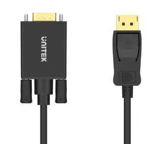 Unitek Y-5118F DisplayPort - VGA 1,8m Czarny