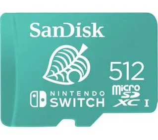 SANDISK Nintendo Switch MicroSDXC 512 GB Class 10 UHS-I/U3 A1 V30 - Kup na Raty - RRSO 0%