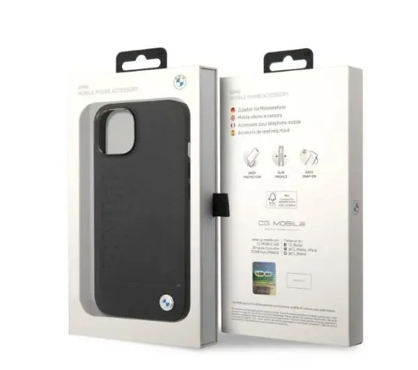 BMW Signature Logo Imprint Magsafe BMHMP14SSLLBK do iPhone 14