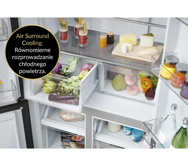 Haier Seria 5 HCR3818ENMM Pełny No Frost 181,5cm Inox - DRUGI -30%, ALBO 5-TY ZA 1ZŁ - Kup na Raty - RRSO 0%