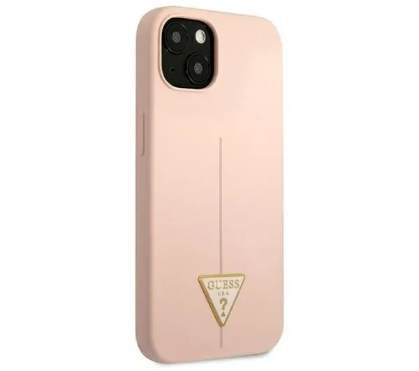 Guess Silicone Triangle GUHCP13SSLTGP do iPhone 13 mini