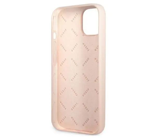 Guess Silicone Triangle GUHCP13SSLTGP do iPhone 13 mini