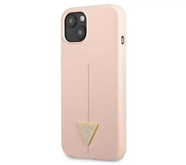 Guess Silicone Triangle GUHCP13SSLTGP do iPhone 13 mini