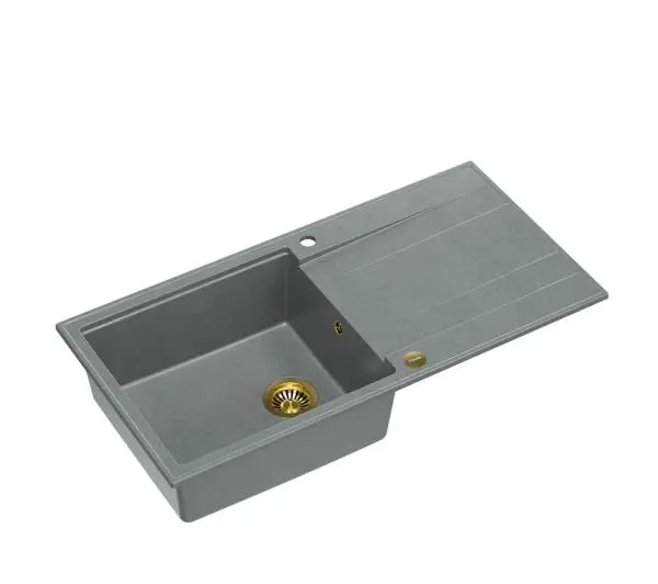 Quadron HCQE10050U5_PVDG1 P2O Evan 146 XL Granitowy Szary/Złoty - DRUGI -30%, ALBO 5-TY ZA 1ZŁ - Kup na Raty - RRSO 0%