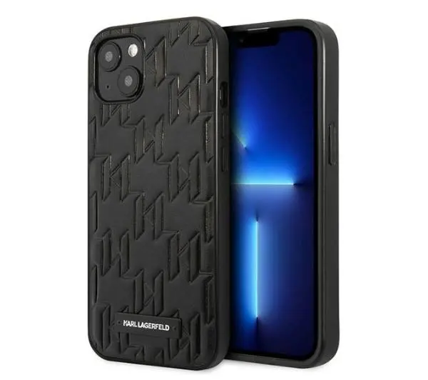 Karl Lagerfeld Monogram Plaque KLHCP13SMNMP1K do iPhone 13 mini