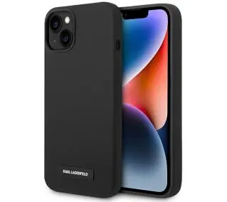 Karl Lagerfeld Silicone Plaque Magsafe KLHMP14MSLMP1K do iPhone 14 Plus