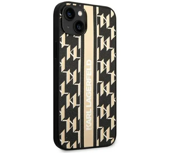 Karl Lagerfeld Monogram Stripe KLHCP14MPGKLSKW do iPhone 14 Plus