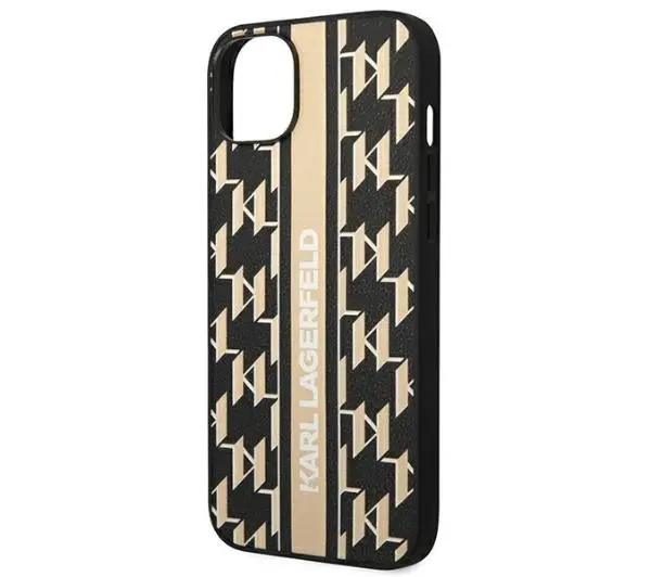 Karl Lagerfeld Monogram Stripe KLHCP14MPGKLSKW do iPhone 14 Plus