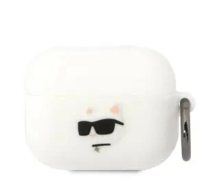 Karl Lagerfeld Silicone Choupette Head 3D do AirPods Pro Biały