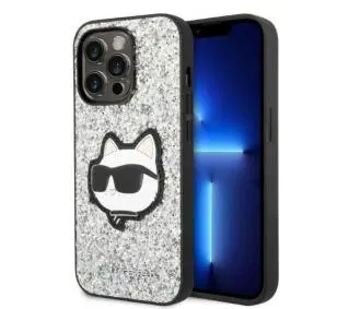 Karl Lagerfeld Glitter Choupette Patch KLHCP14LG2CPS do iPhone 14 Pro