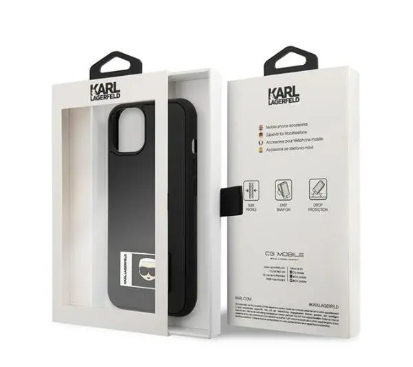 Karl Lagerfeld Ikonik Patch KLHCP13S3DKPK do iPhone 13 mini