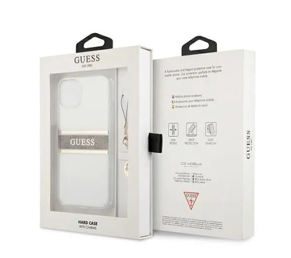 Guess 4G Brown Strap Charm GUHCP13SKB4GBR do iPhone 13 mini