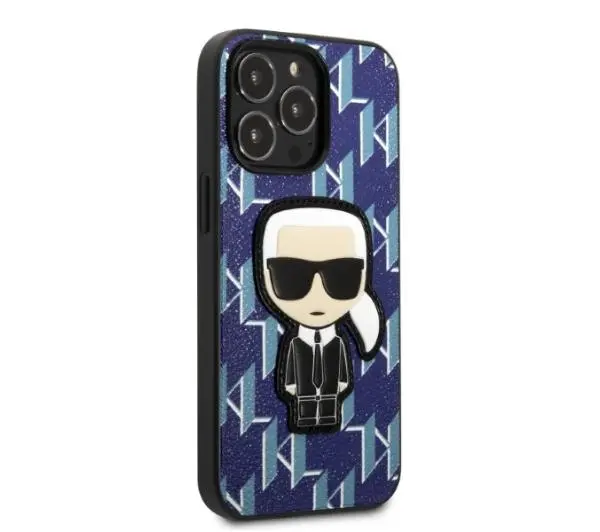 Karl Lagerfeld Monogram Ikonik Patch KLHCP13LPMNIKBL do iPhone 13 Pro / 13