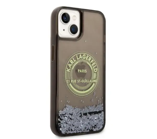 Karl Lagerfeld Liquid Glitter RSG KLHCP14SLCRSGRK do iPhone 14