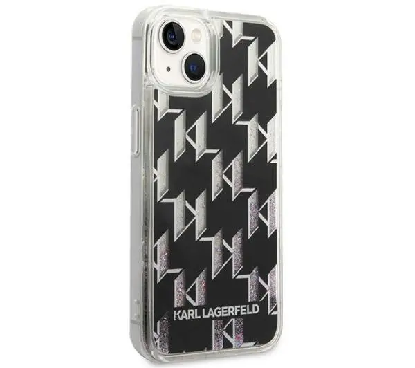 Karl Lagerfeld Liquid Glitter Monogram KLHCP14SLMNMK do iPhone 14