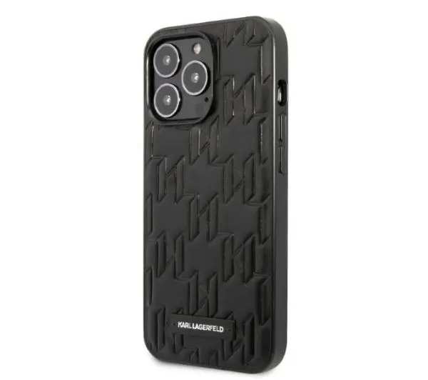 Karl Lagerfeld Monogram Plaque KLHCP13XMNMP1K do iPhone 13 Pro Max