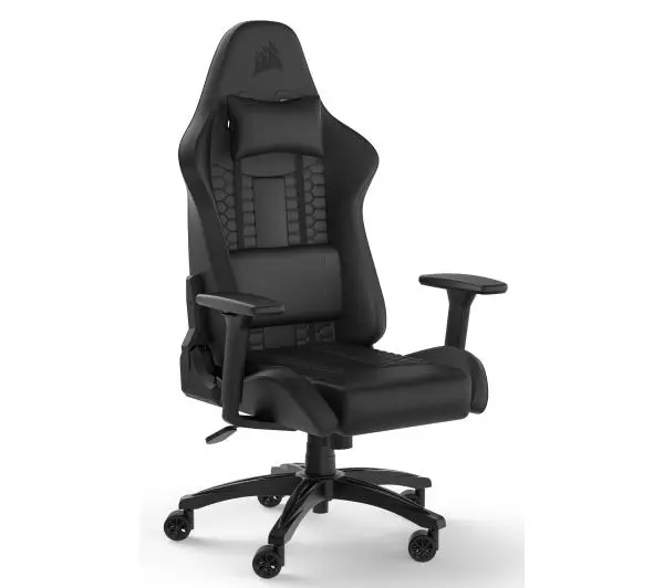 Corsair TC100 RELAXED Leatherette Gamingowy do 120kg Skóra ECO Czarny - Kup na Raty - RRSO 0%