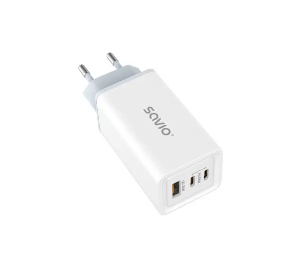 Savio LA-07 GaN PD3.0 65W Biały