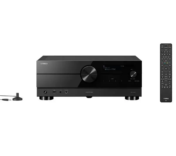 Amplituner YAMAHA MusicCast RX-A2A Czarny 7.2-kanałowy, 8K, DTS:X, Bluetooth, AirPlay, Wi-Fi, Spotify, Multiroom