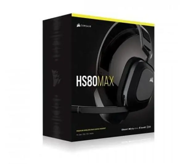 Corsair HS80 MAX Wireless Nauszne Szary - Kup na Raty - RRSO 0%